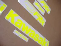 Neon yellow graphics for Kawasaki ZX-10RR 2021-2024