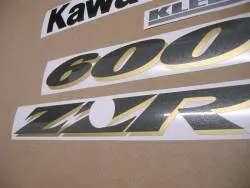 Kawasaki zzr 600 1993 grey restoration graphics