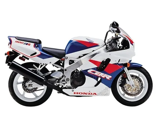 Honda cbr 900rr 1993 sc28 white US model stickers