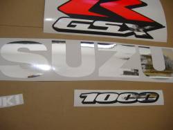 Suzuki GSXR 1000 2008 black decals