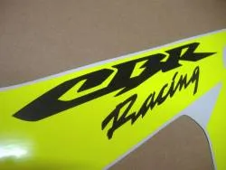 Honda CBR 1000RR high visibility yellow stickers