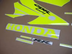Honda CBR 1000 RR high visibility yellow decals