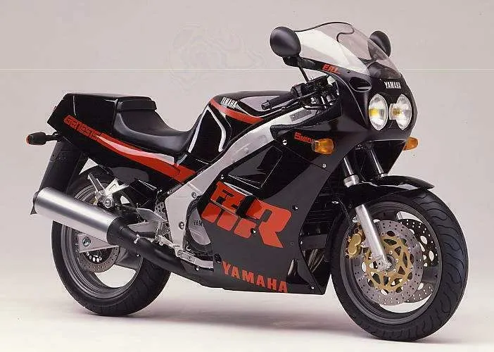 Yamaha FZR 1000 1988 - BLACK/RED VERSION STICKER SET Decals (black/red version) for Yamaha FZR 1000 1988