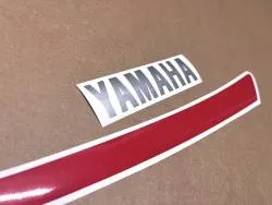 Yamaha FZR 1000 1988 - BLACK/RED VERSION STICKER SET Yamaha FZR 1000 genesis 1988 replacement sticker set