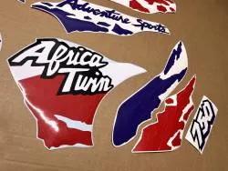 Honda Africa Twin 1993 full replacement decals set