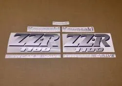 Kawasaki ZZR 1100 1992 replacement stickers set
