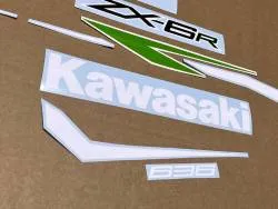 Kawasaki ZX6R 636 ninja 2021 replacement stickers