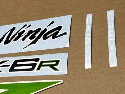 Kawasaki ZX6R 636 ninja 2021 reproduction decals