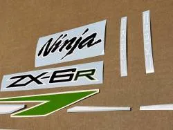 Kawasaki ZX6R 636 ninja 2021 restoration stickers