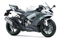 Kawasaki ZX6R 636 ninja 2021 decals set - white replica version