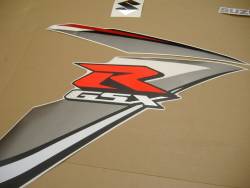 Suzuki GSXR 750 2009 white decal set