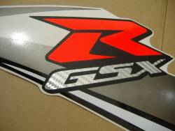 Suzuki GSXR 750 2009 white decals