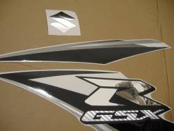 Suzuki 750 2009 black complete sticker kit