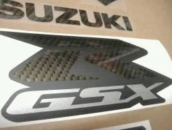 Carbon fiber stickers for Suzuki GSXR 125