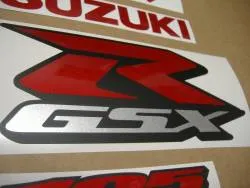 Metallic red stickers for Suzuki GSXR 125