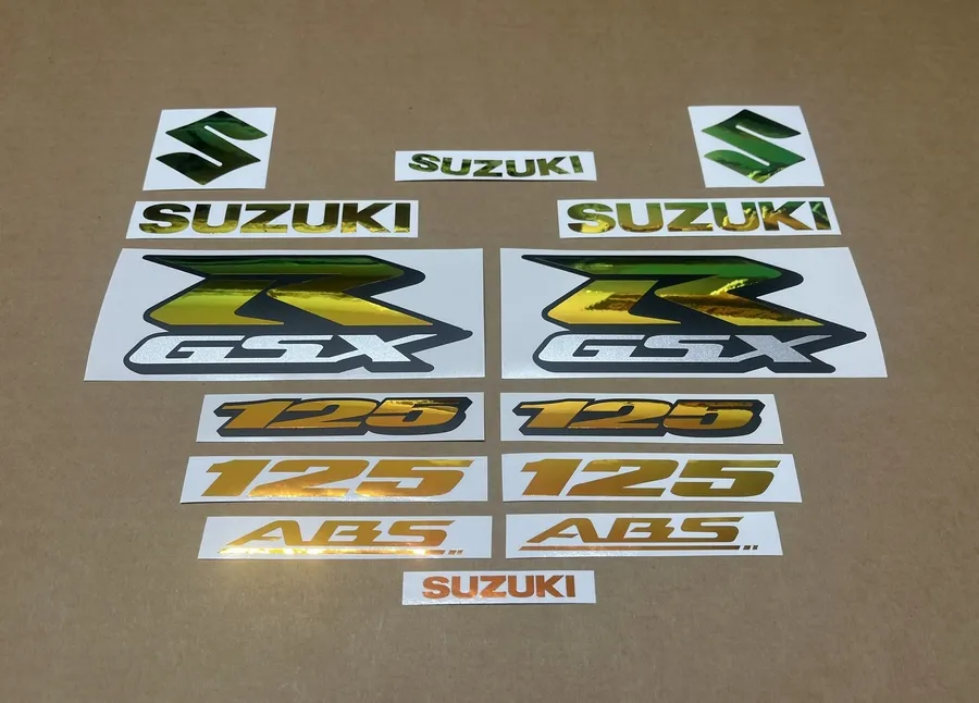 Neo chrome decals for Suzuki GSXR 125