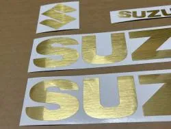Scratched gold sticker set for Suzuki Katana