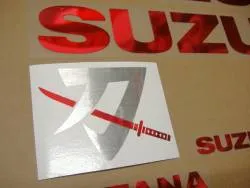 Red chrome stickers for Suzuki Katana gsx-f