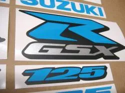 Baby blue stickers for Suzuki GSXR 125