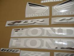 Honda CBR 600RR 2007 black stickers