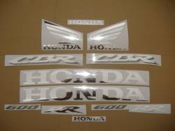 Honda 600RR 2007 black decal set