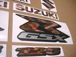 Rose gold decals for Suzuki GSXR 125
