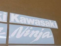White color stickers for Kawasaki ninja 650 cc