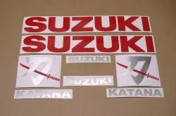 Suzuki 1000 Katana 2019 replacement decals set