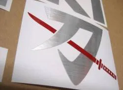 Emblems for Suzuki 1000 Katana 2019 blue model