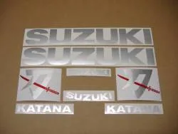 Stickers for Suzuki 1000 Katana 2019 blue model