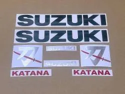 Stickers for Suzuki 1000 Katana 2019 red model