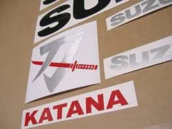 Emblems for Suzuki 1000 Katana 2019 red model