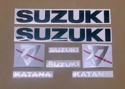Stickers for Suzuki 1000 Katana 2020 grey model