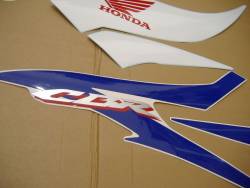 Honda CBR 600RR 2007 blue stickers