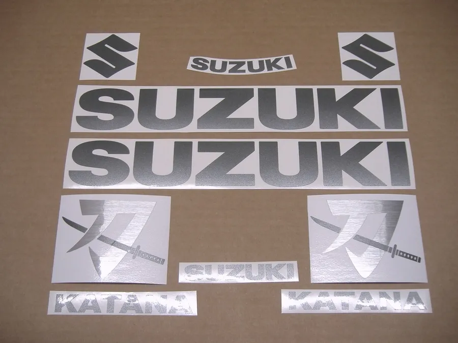 Graphite grey stickers for Suzuki Katana gsxf