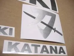 Graphite grey decals for Suzuki Katana 600 and 750