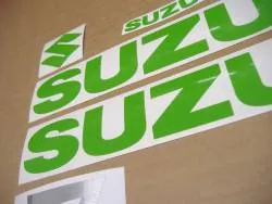 Lime green decals for Suzuki Katana 600 and 750
