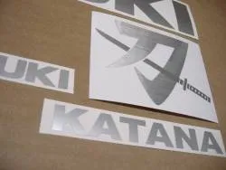 Grey matte stickers for Suzuki Katana gsxf