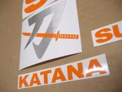 Orange stickers for Suzuki Katana gsxf