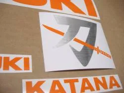 Orange decals for Suzuki Katana gsxf