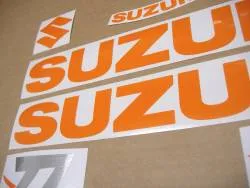 Orange emblems for Suzuki Katana gsxf