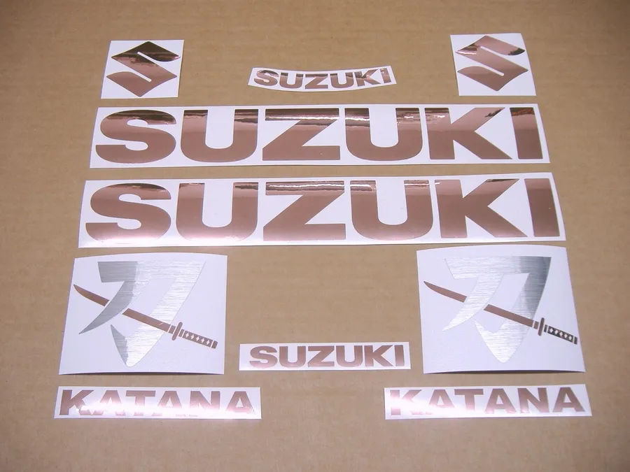 Rose gold stickers for Suzuki Katana gsxf