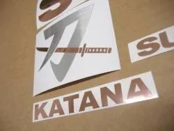 Rose gold emblems for Suzuki Katana gsxf