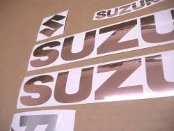 Rose gold decals for Suzuki Katana 600 and 750