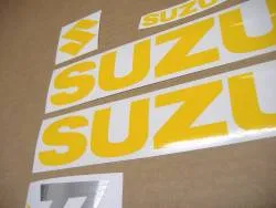 Yellow custom stickers for Suzuki Katana 100 and 1100