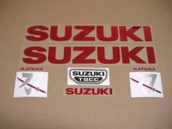 Suzuki Katana 1100 Final restoration stickers