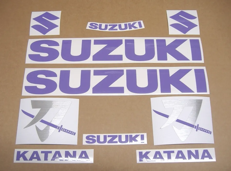 Violet stickers for Suzuki Katana gsxf