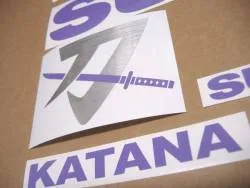 Violet emblems for Suzuki Katana gsxf
