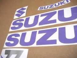 Violet decals for Suzuki Katana gsxf