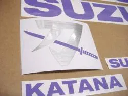 Violet stickers for Suzuki Katana 1000 and 1100